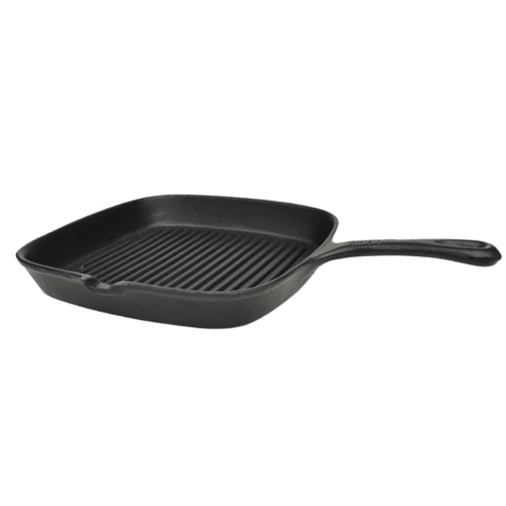vidaXL Τηγάνι Γκριλιέρα 24 x 23 εκ. από Χυτοσίδηρο
