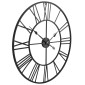 vidaXL Ρολόι Τοίχου Vintage XXL 80 εκ. Μεταλλικό με Μηχανισμό Quartz