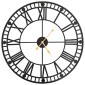 vidaXL Ρολόι Τοίχου Vintage XXL 60 εκ. Μεταλλικό με Μηχανισμό Quartz