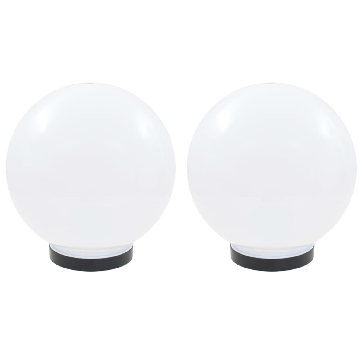vidaXL Φωτιστικά Μπάλα LED 2 τεμ. Σφαιρικά 25 εκ. Ακρυλικά (PMMA)