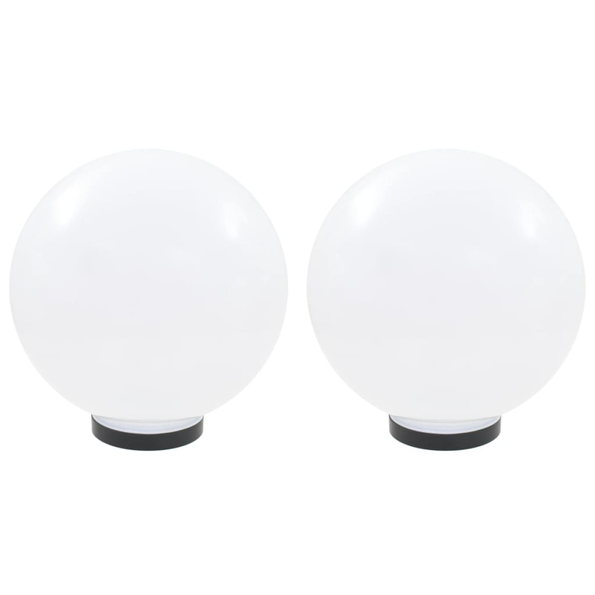 vidaXL Φωτιστικά Μπάλα LED 2 τεμ. Σφαιρικά 30 εκ. Ακρυλικά (PMMA)