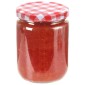 vidaXL Βάζα Μαρμελάδας 96 τεμ. 230 ml Γυάλινα με Κόκκινα/Λευκά Καπάκια