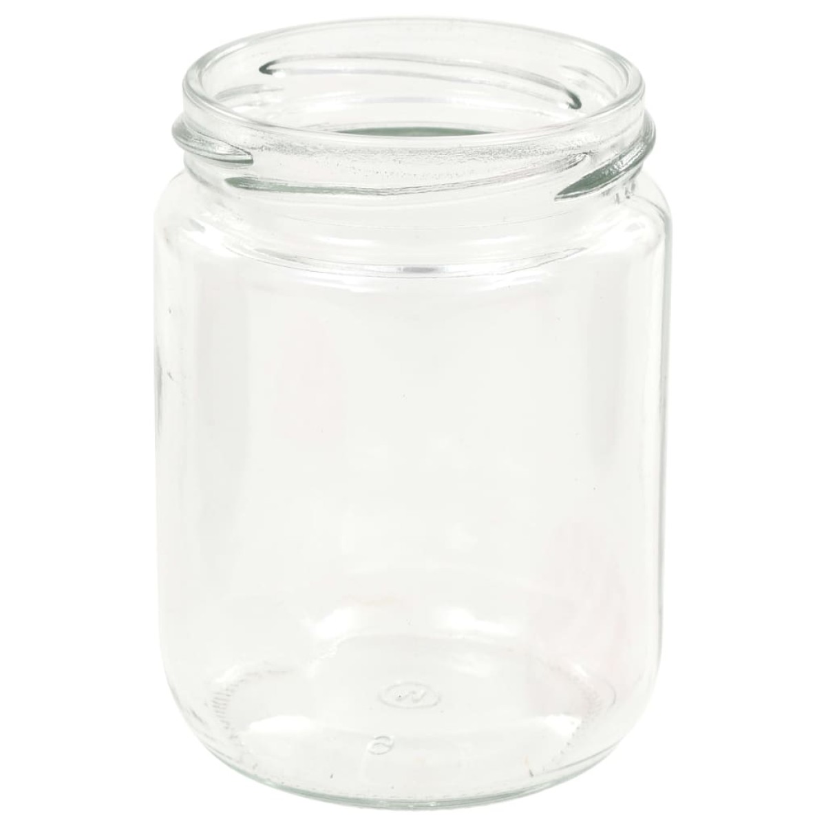 vidaXL Βάζα Μαρμελάδας 96 τεμ. 230 ml Γυάλινα με Κόκκινα/Λευκά Καπάκια