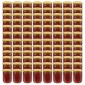 vidaXL Βάζα Μαρμελάδας 96 τεμ. 230 ml Γυάλινα με Χρυσά Καπάκια