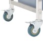 vidaXL Καρότσι Κουζίνας 82 x 43,5 x 93 εκ. με Πλαστικά Δοχεία