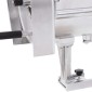 vidaXL Κόφτης Λαχανικών Χειροκίνητος Ασημί 22 x 44,5 εκ. Αλουμινίου
