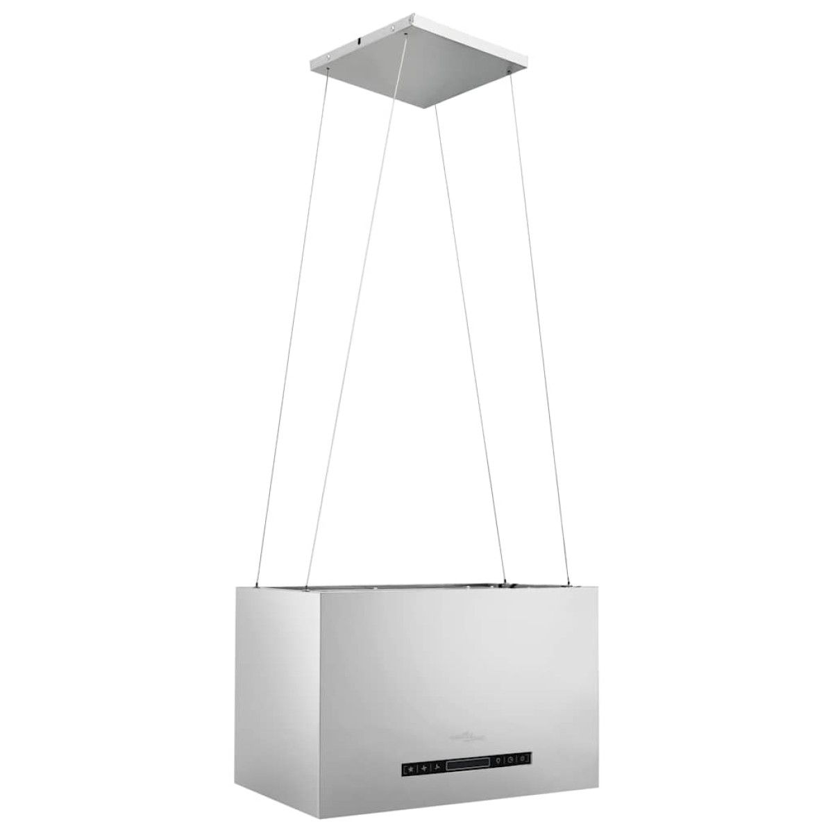 vidaXL Απορροφητήρας Νησίδα Κρεμαστός Αφής με LCD 55 εκ. Ανοξ. Ατσάλι