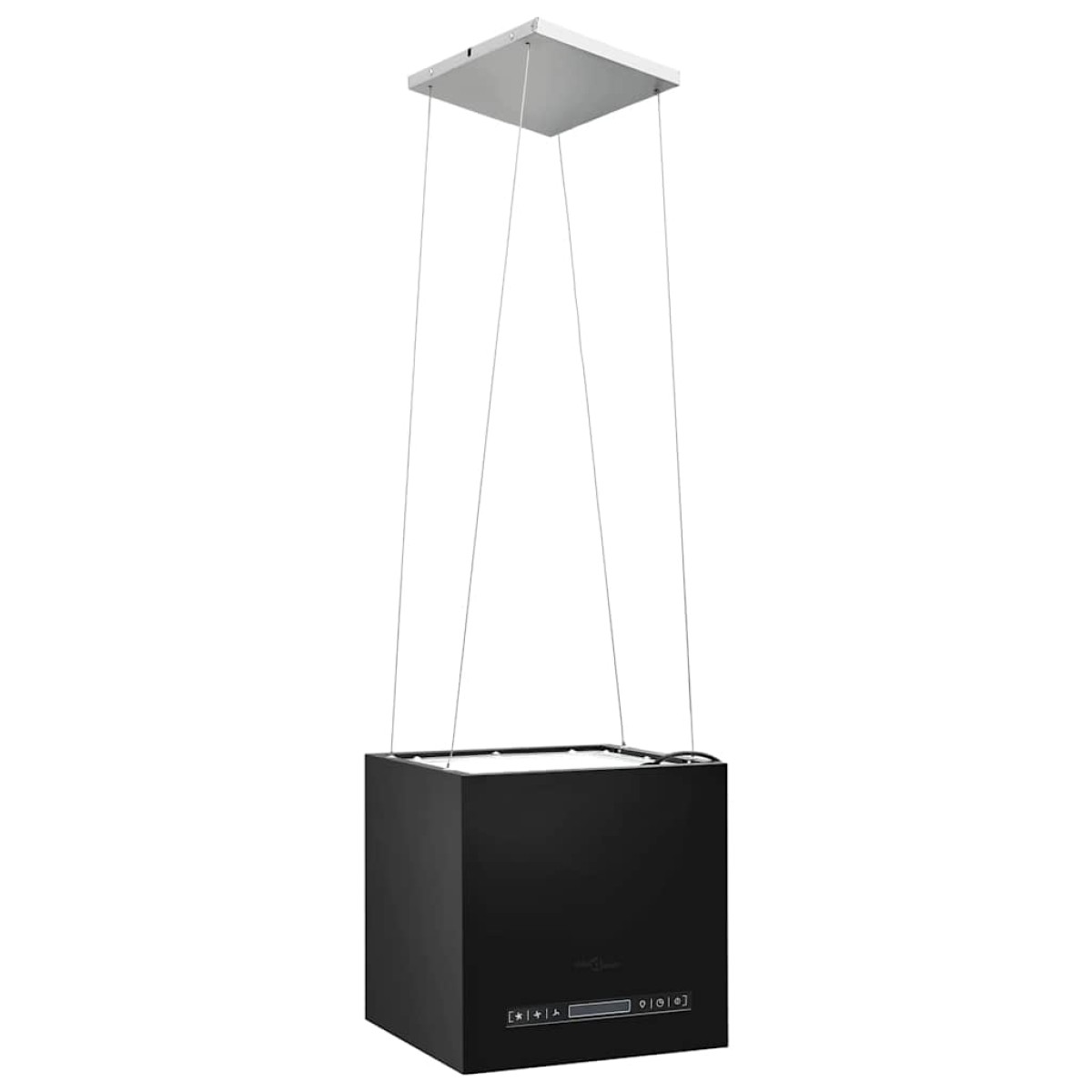 vidaXL Απορροφητήρας Νησίδα Κρεμαστός Αφής με LCD 37 εκ. Ατσάλινος