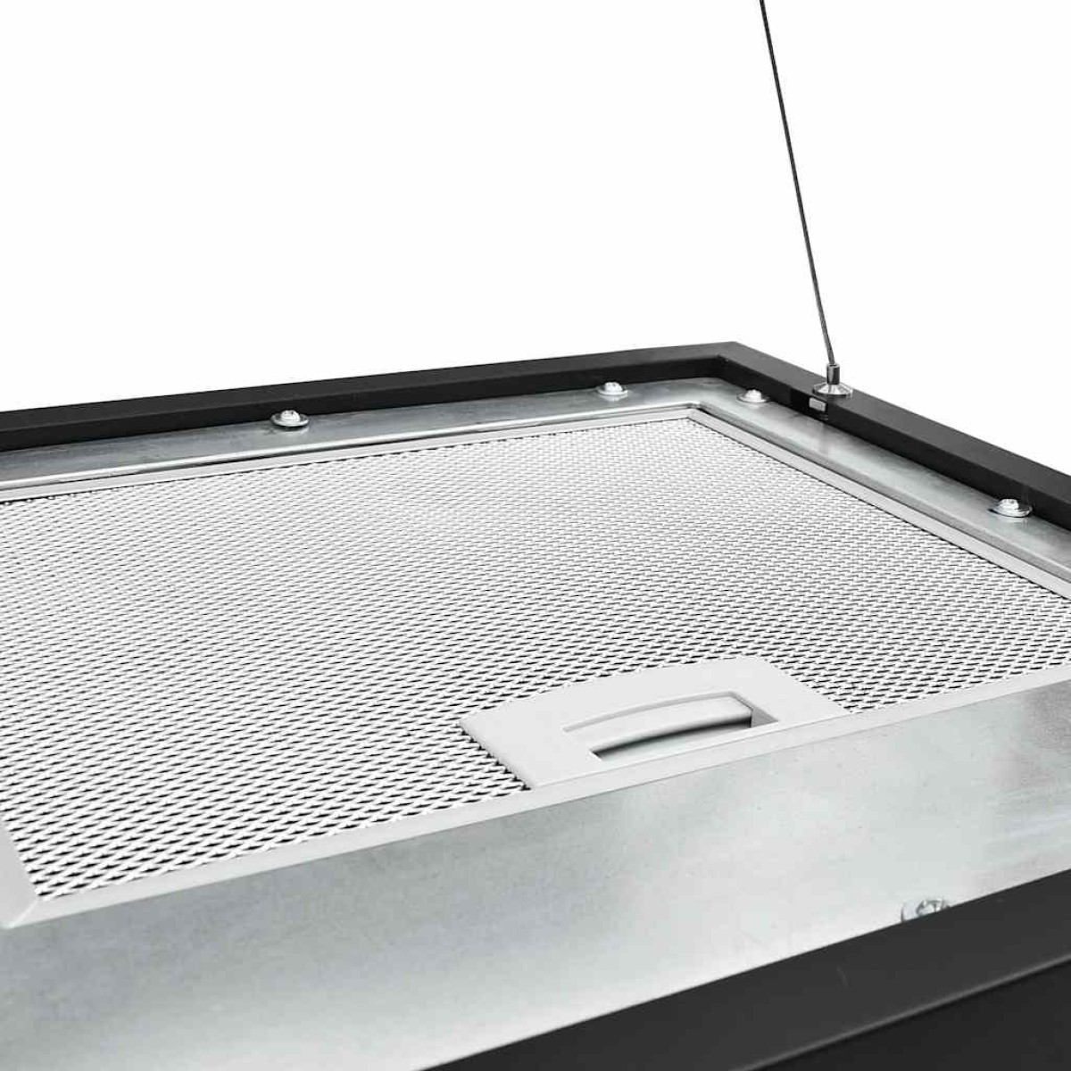 vidaXL Απορροφητήρας Νησίδα Κρεμαστός Αφής με LCD 37 εκ. Ατσάλινος