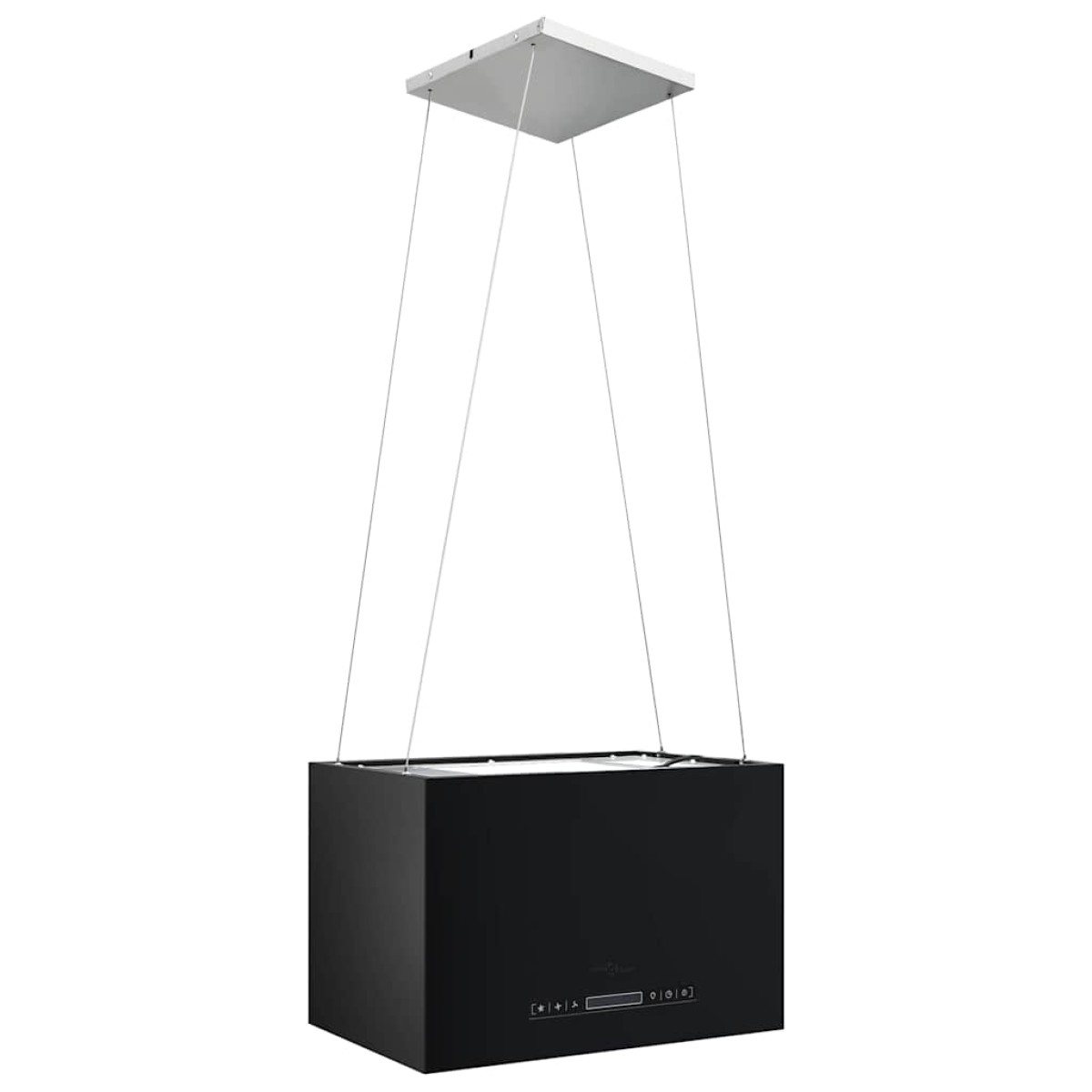 vidaXL Απορροφητήρας Νησίδα Κρεμαστός Αφής με LCD 55 εκ. Ατσάλινος
