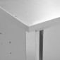 vidaXL Ερμάριο Τοίχου με Συρόμενες Πόρτες 150x40x50 εκ. Ανοξ. Ατσάλι