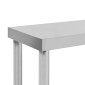 vidaXL Ράφι Επιτραπέζιο για Πάγκο Εργασίας 120x30x35 εκ. Ανοξ. Ατσάλι