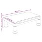 vidaXL Βάση Οθόνης Μαύρη 38 x 24 x 10,5 εκ.