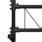 vidaXL Βάση Φωτισμού Μαύρη 338 x 115 x (180-300) εκ. Ατσάλινη
