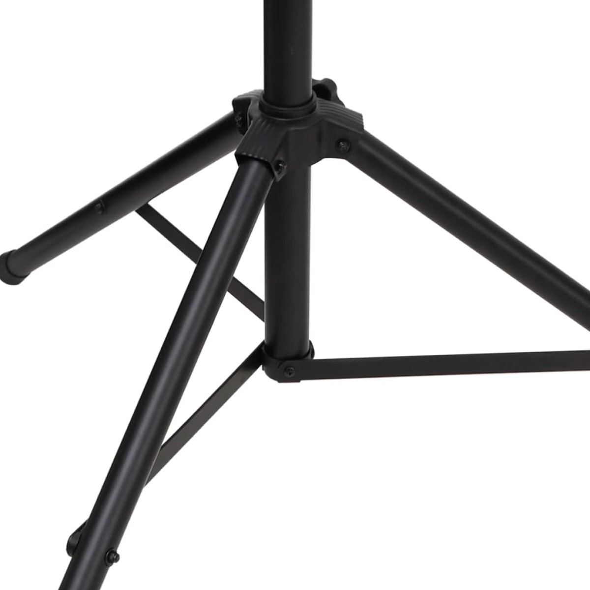 vidaXL Βάση Φωτισμού Μαύρη 338 x 115 x (180-300) εκ. Ατσάλινη