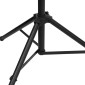 vidaXL Βάση Φωτισμού Μαύρη 338 x 115 x (180-300) εκ. Ατσάλινη