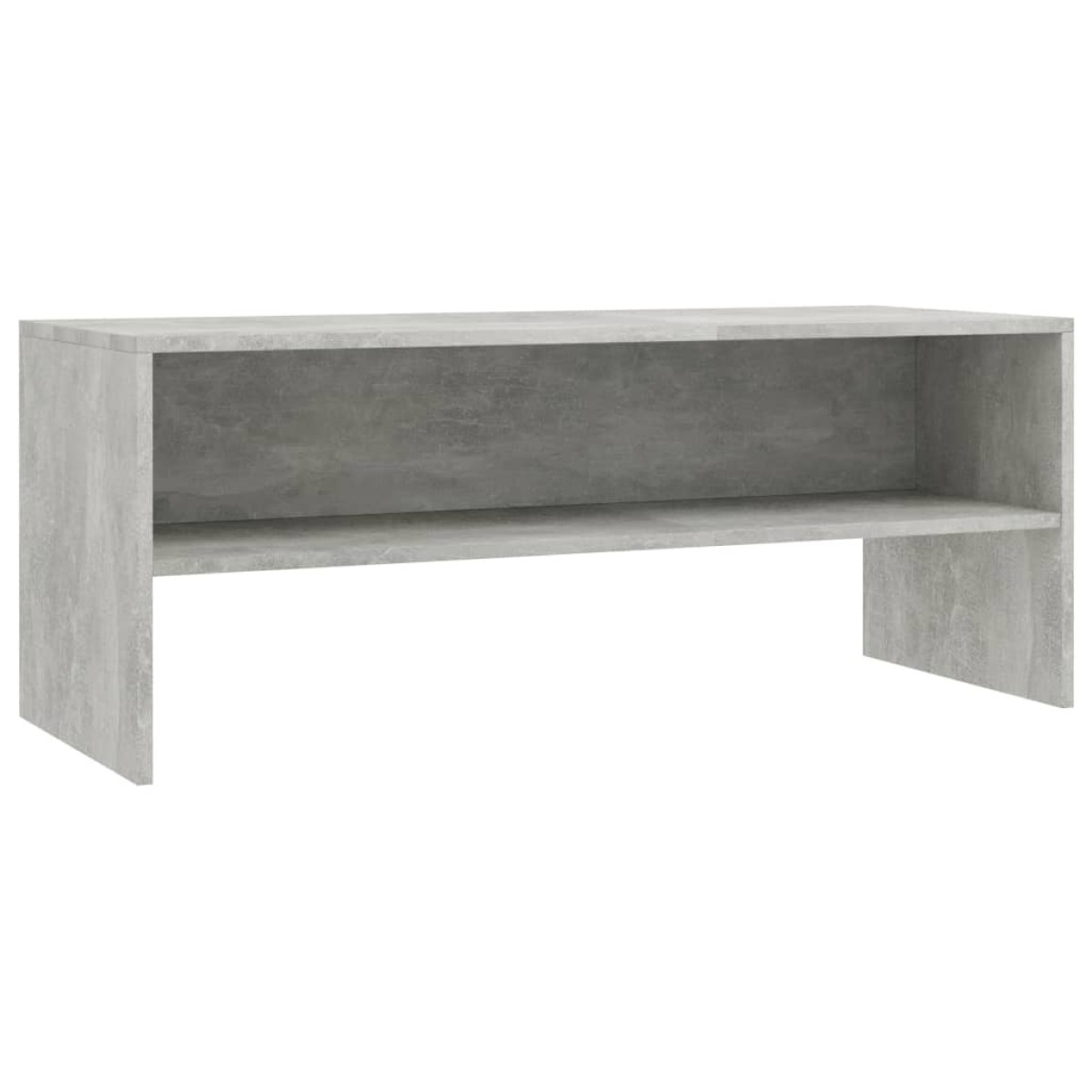 vidaXL Έπιπλο Τηλεόρασης Γκρι Σκυροδέματος 100x40x40 εκ. Μοριοσανίδα