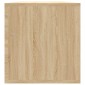 vidaXL Έπιπλο Δίσκων Βινυλίου Sonoma Δρυς 71x34x36 εκ. Επεξεργ. Ξύλο