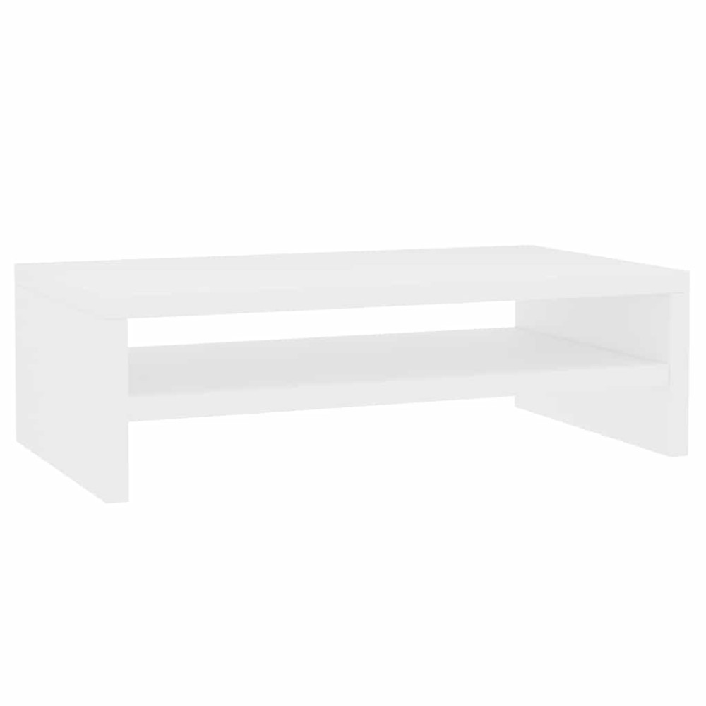 vidaXL Βάση Οθόνης Λευκή 42 x 24 x 13 εκ. από Επεξ. Ξύλο