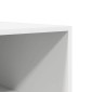 vidaXL Ντουλάπα Λευκή 50 x 50 x 200 εκ. από Μοριοσανίδα