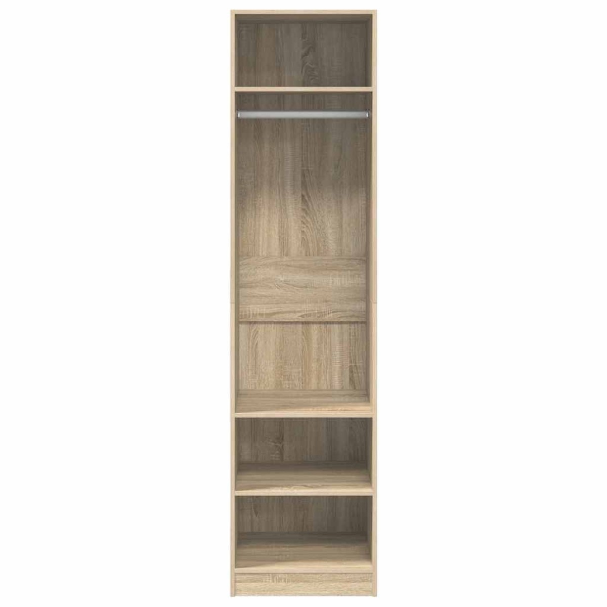 vidaXL Ντουλάπα Χρώμα Sonoma-Δρυς 50 x 50 x 200 εκ. από Μοριοσανίδα