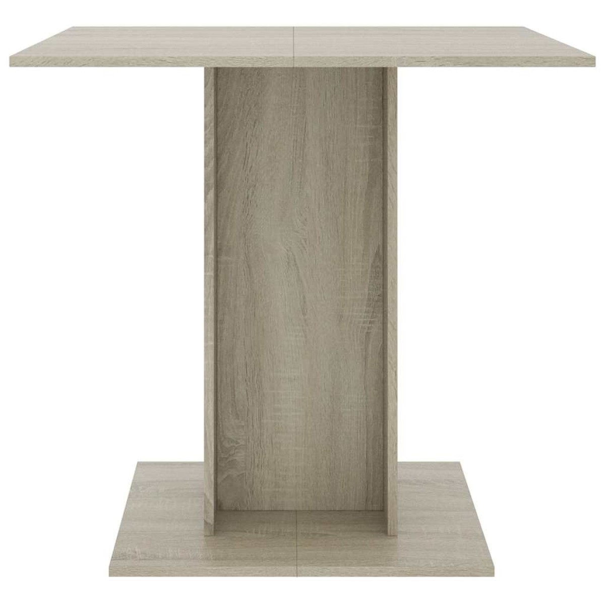 vidaXL Τραπεζαρία Sonoma Δρυς 80 x 80 x 75 εκ. από Μοριοσανίδα