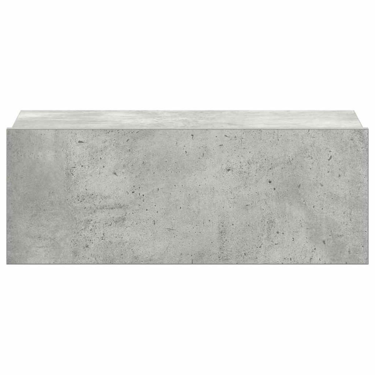 vidaXL Κομοδίνο Κρεμαστό Γκρι Σκυροδέματος 40x30x15 εκ. Μοριοσανίδα