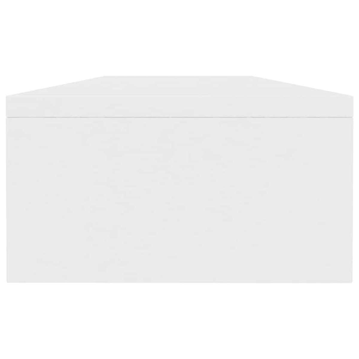 vidaXL Βάση Οθονών Λευκή 100 x 24 x 13 εκ. από Μοριοσανίδα