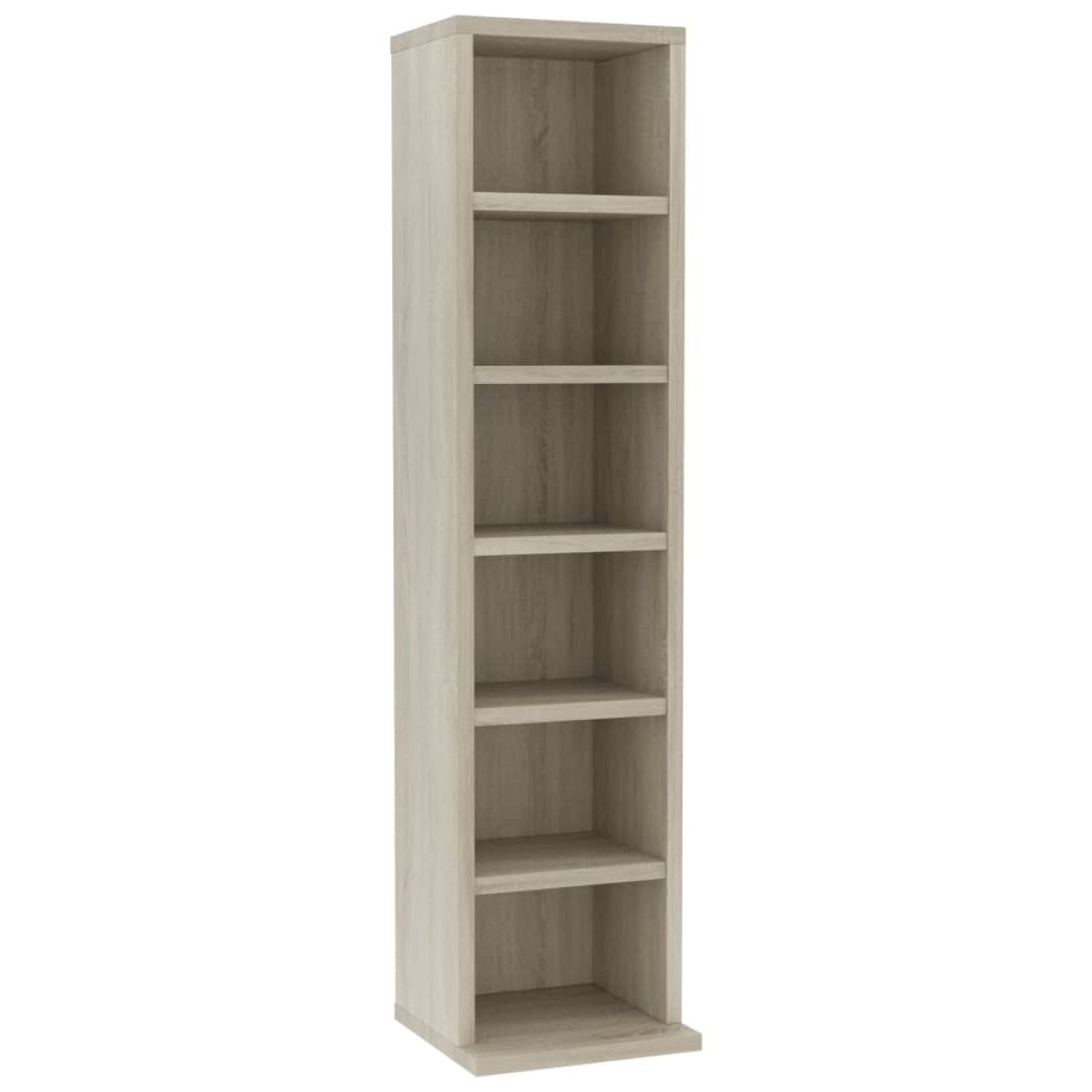 vidaXL Έπιπλο για CD Sonoma Δρυς 21 x 20 x 88 εκ. Επεξεργασμένο Ξύλο