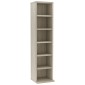vidaXL Έπιπλο για CD Sonoma Δρυς 21 x 20 x 88 εκ. Επεξεργασμένο Ξύλο