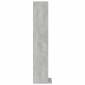 vidaXL Έπιπλο για CD Γκρι Σκυροδέματος 21x20x88 εκ. Επεξεργασμένο Ξύλο