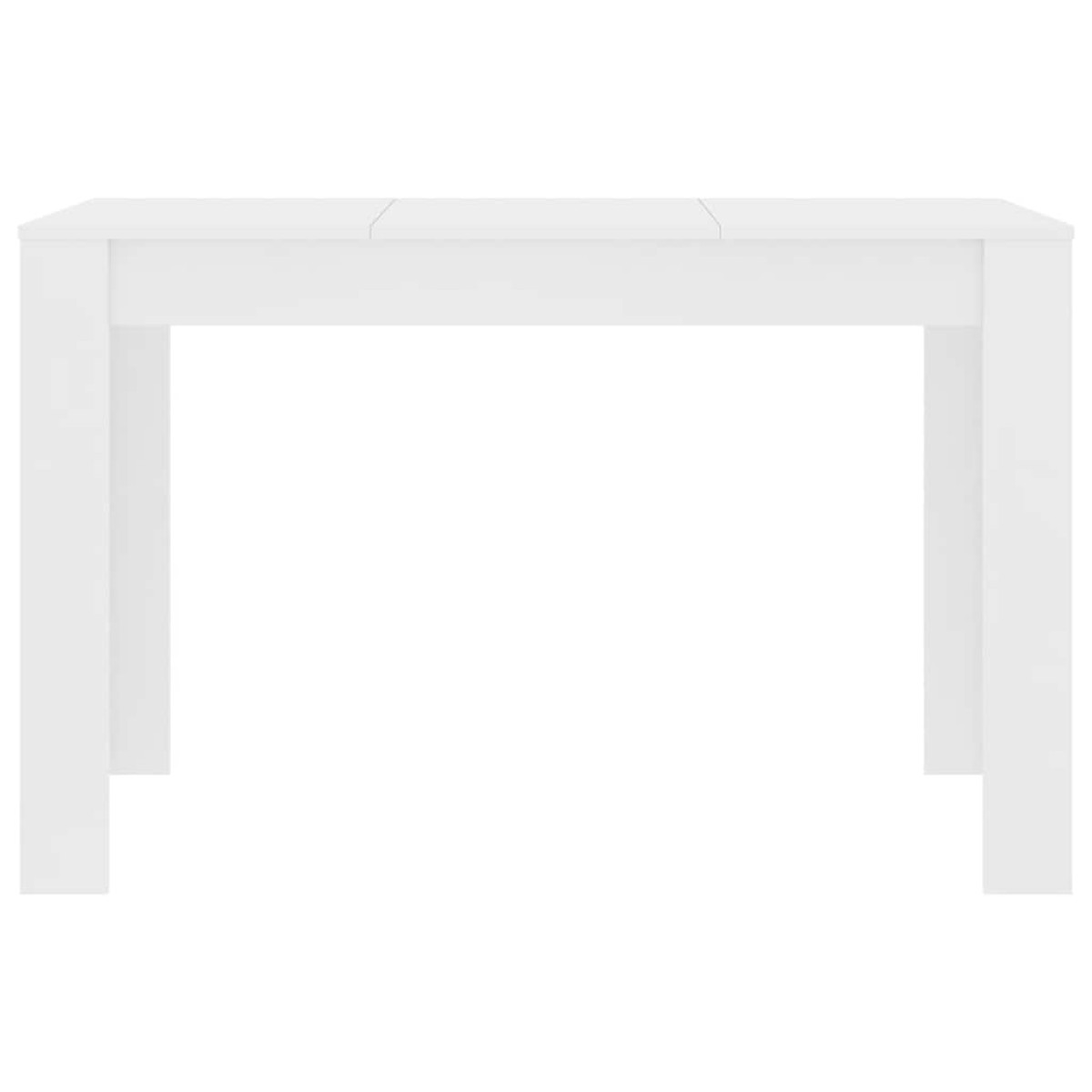 vidaXL Τραπεζαρία Λευκή 120 x 60 x 76 εκ. από Μοριοσανίδα