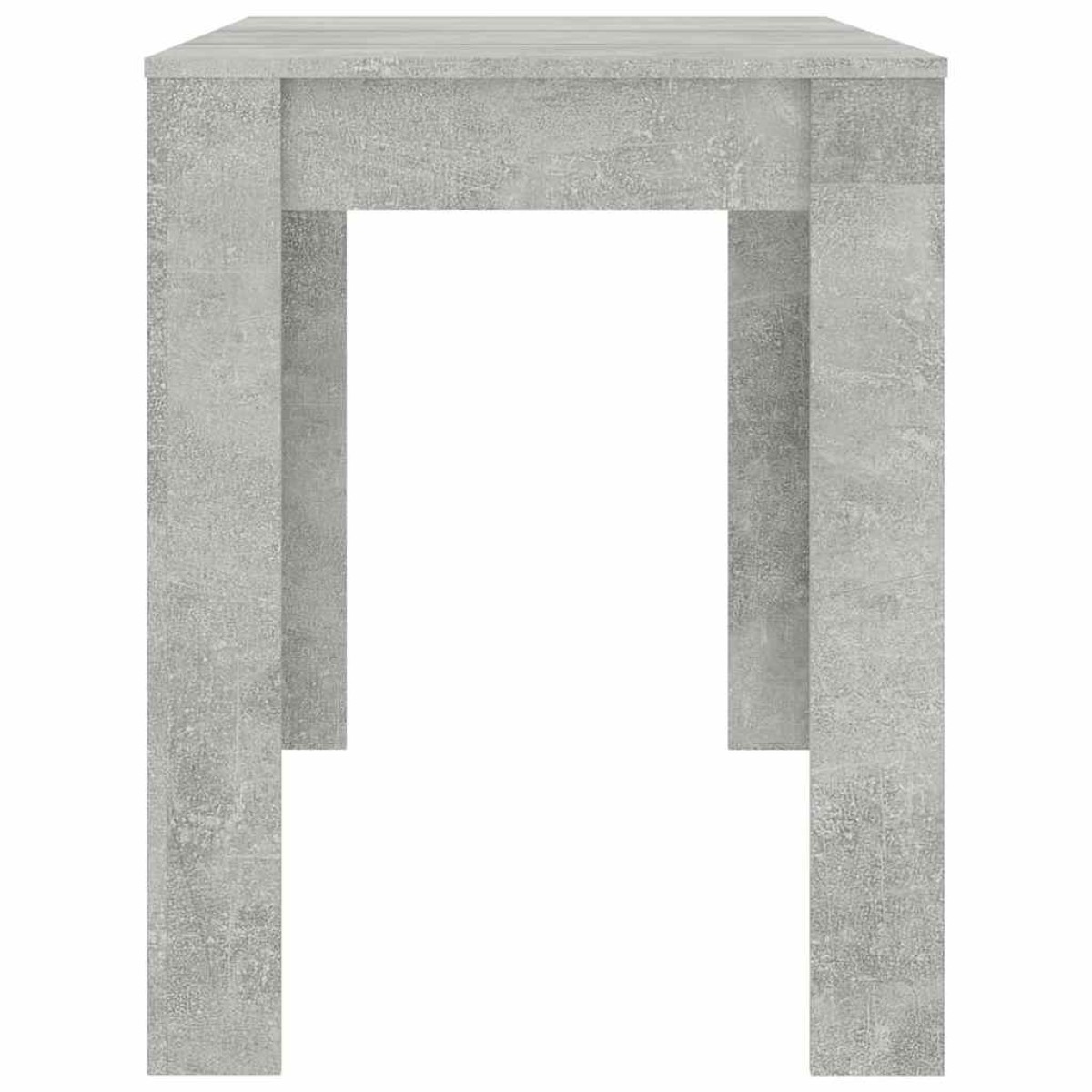 vidaXL Τραπεζαρία Γκρι του Σκυροδέματος 120x60x76 εκ. από Μοριοσανίδα