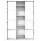 vidaXL Διαχωριστικό/Βιβλιοθήκη Λευκό 100x24x140 εκ. από Μοριοσανίδα