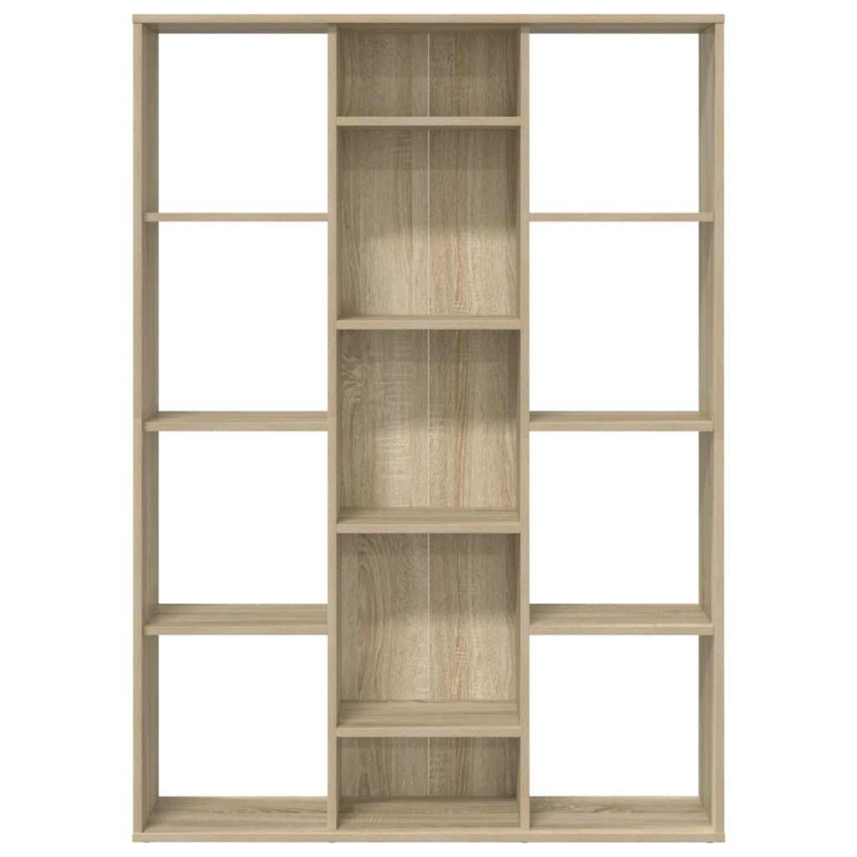 vidaXL Διαχωριστικό/Βιβλιοθήκη Sonoma Δρυς 100x24x140 εκ. Μοριοσανίδα