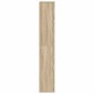 vidaXL Διαχωριστικό/Βιβλιοθήκη Sonoma Δρυς 100x24x140 εκ. Μοριοσανίδα