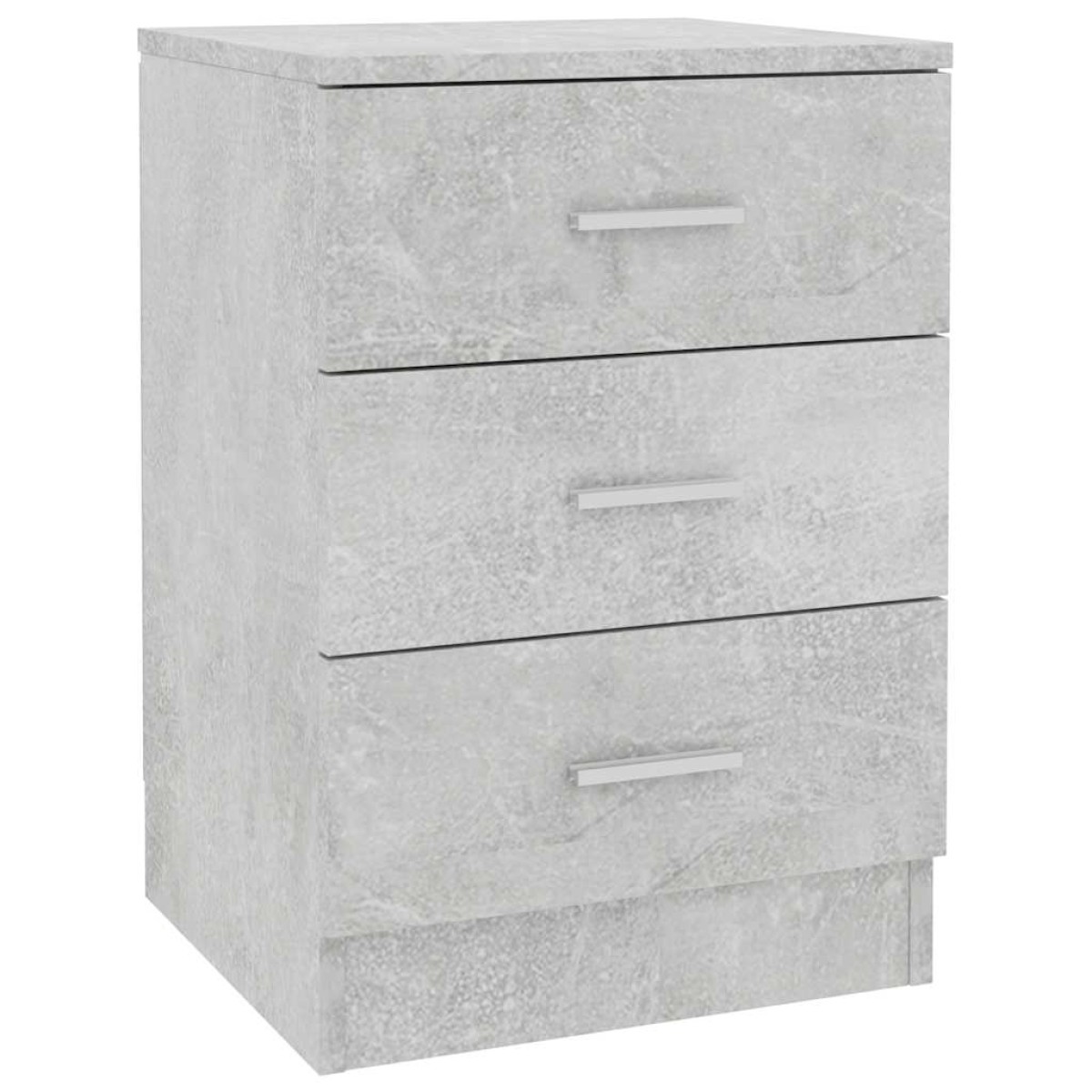 vidaXL Κομοδίνο Γκρι του Σκυροδέματος 38 x 35 x 56 εκ. από Μοριοσανίδα