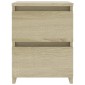 vidaXL Κομοδίνο Χρώμα Sonoma Δρυς 30 x 30 x 40 εκ. από Μοριοσανίδα