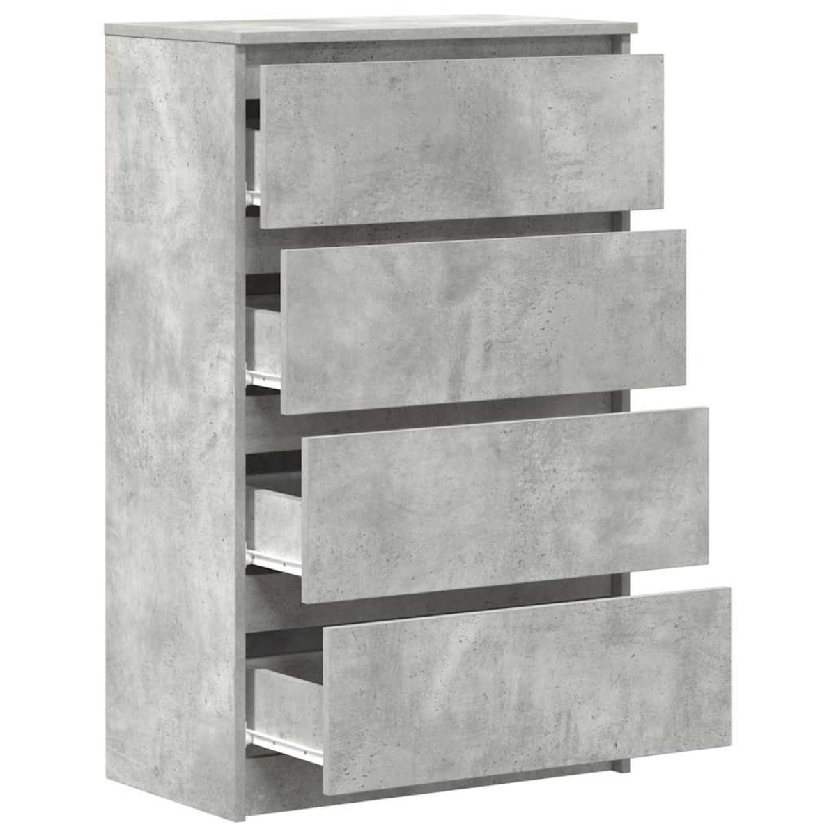 vidaXL Συρταριέρα Γκρι Σκυροδέματος 60x35x98,5 εκ. Επεξεργασμένο Ξύλο