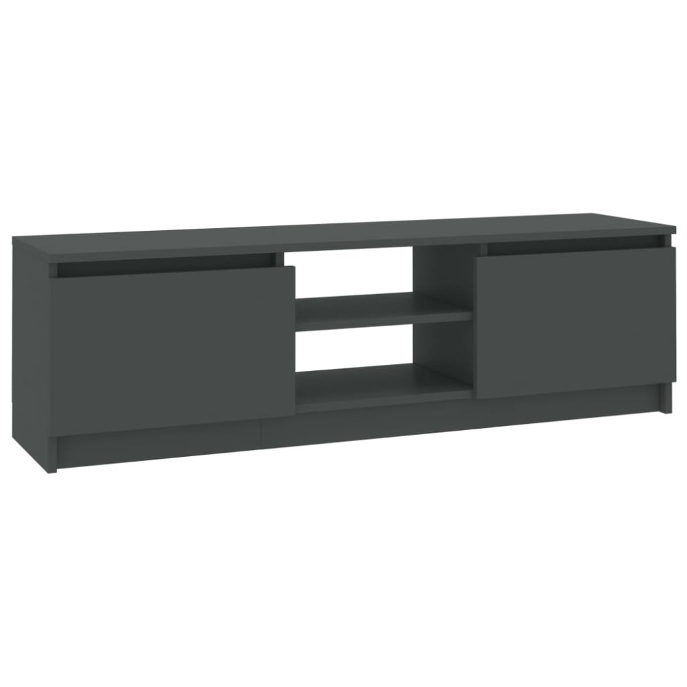 vidaXL Έπιπλο Τηλεόρασης Γκρι 120 x 30 x 35,5 εκ. από Επεξ. Ξύλο