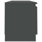 vidaXL Έπιπλο Τηλεόρασης Γκρι 120 x 30 x 35,5 εκ. από Μοριοσανίδα