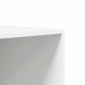 vidaXL Ντουλάπα Λευκή 100 x 50 x 200 εκ. από Μοριοσανίδα