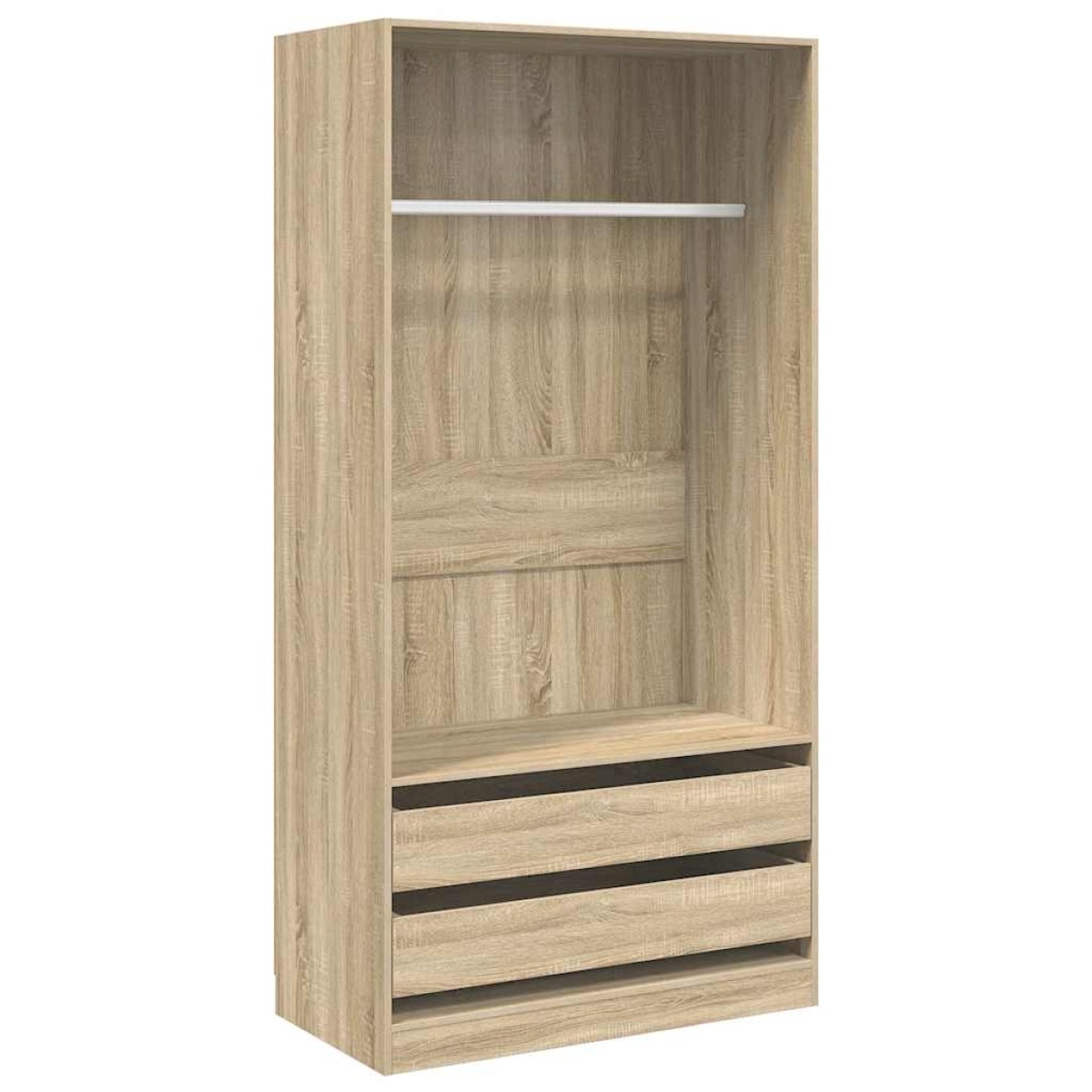 vidaXL Ντουλάπα Χρώμα Sonoma Δρυς 100 x 50 x 200 εκ. από Μοριοσανίδα