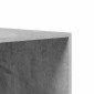 vidaXL Ντουλάπα με Συρτάρια Γκρι Σκυροδέματος 50x50x200 εκ Μοριοσανίδα