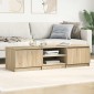 vidaXL Έπιπλο Τηλεόρασης Sonoma Δρυς 140x40x35,5 εκ. από Μοριοσανίδα