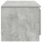 vidaXL Έπιπλο Τηλεόρασης Γκρι Σκυροδέματος 140x40x35,5 εκ. Μοριοσανίδα
