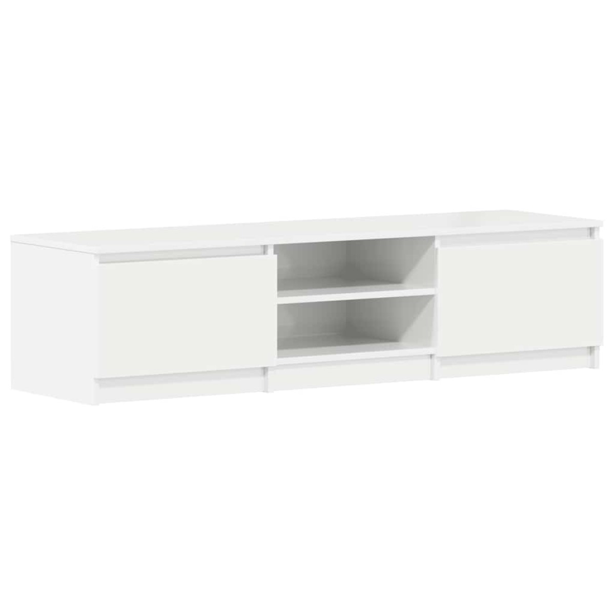 vidaXL Έπιπλο Τηλεόρασης Γυαλιστερό Λευκό 140x40x35,5 εκ. Μοριοσανίδα