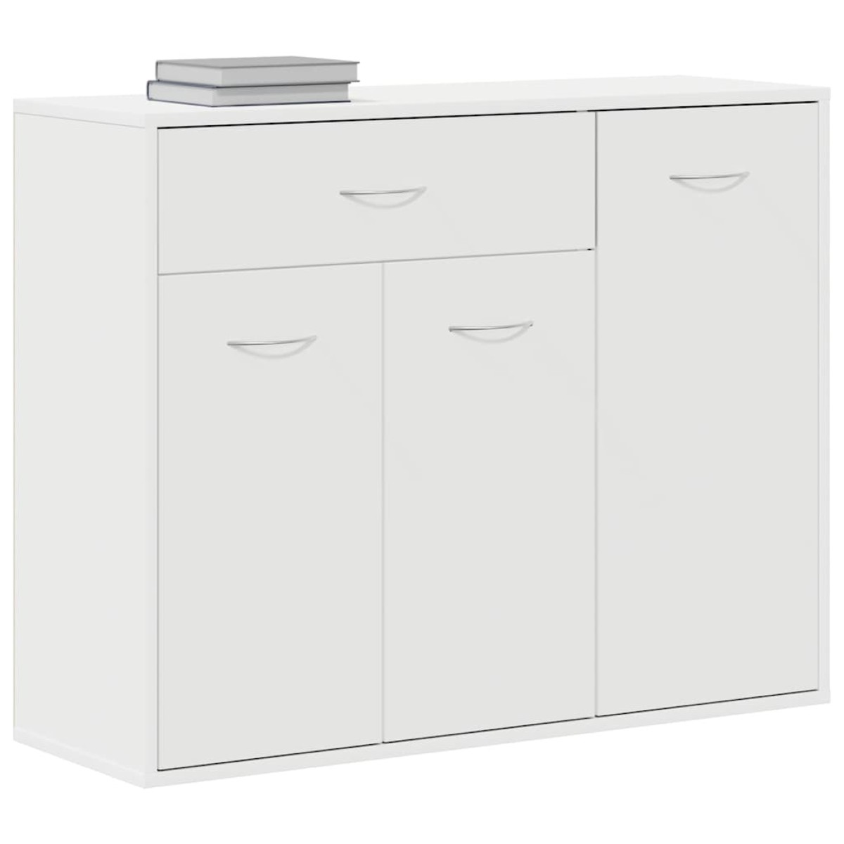 vidaXL Μπουφές Λευκός 88 x 30 x 70 εκ. από Μοριοσανίδα
