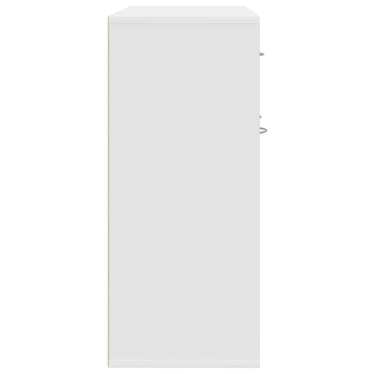 vidaXL Μπουφές Λευκός 88 x 30 x 70 εκ. από Μοριοσανίδα