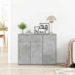 vidaXL Μπουφές Γκρι του Σκυροδέματος 88 x 30 x 70 εκ. από Μοριοσανίδα